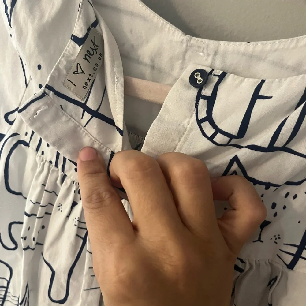 Adorable toddler cat dress